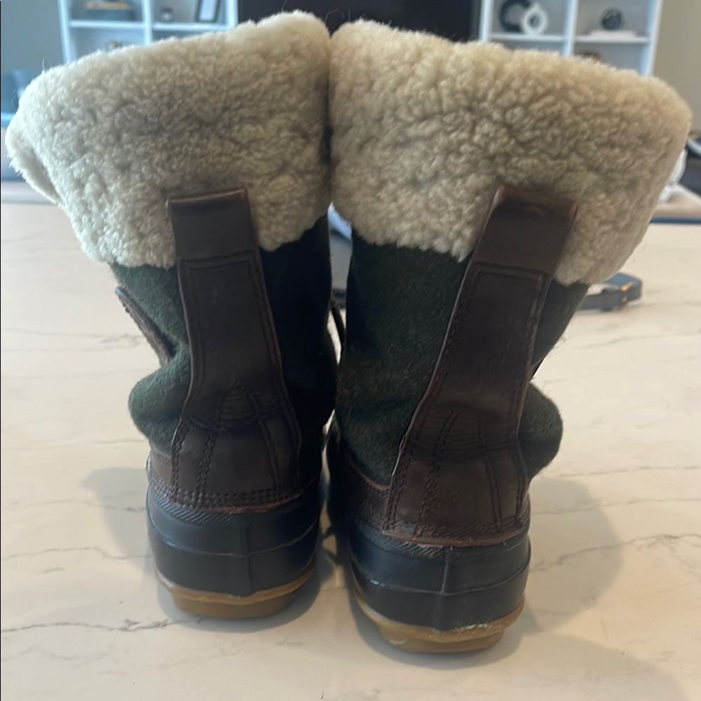 Tory Burch Green and Brown Women's Boots - Picture 4 of 7